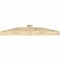 Ekena Millwork Portland Rough Sawn Timber Gable Bracket, Douglas Fir, 60"W x 10"H x 6"D x 6"F, 4/12 Pitch GBW060X10X0606POR00RDF - alternate 3